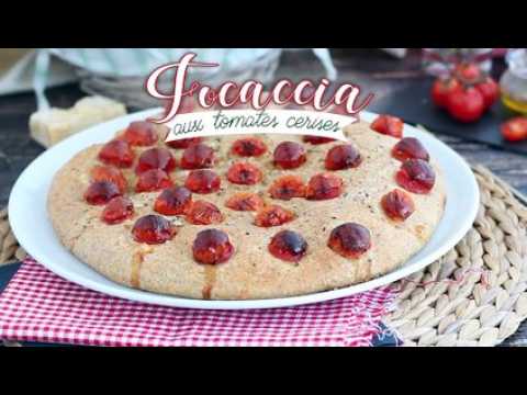 Focaccia aux tomates cerises