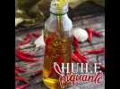 Huile piquante pour pizzas maison