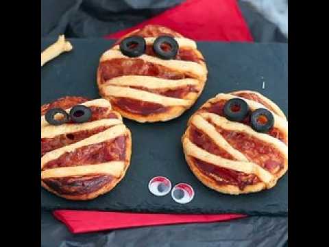 Feuilletés pizzas momies