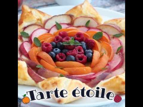 Tarte étoile aux fruits