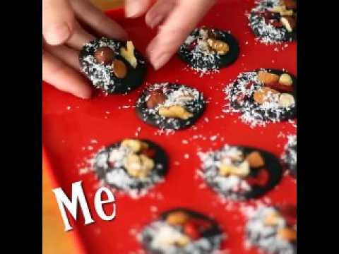 Mendiants, chocolats aux fruits secs