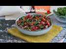 Salade de lentilles et patates douces