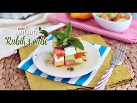 Salade rubik's cube