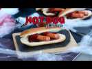 Hot dogs ensanglantés d'halloween