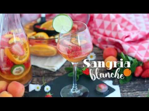 Sangria au vin blanc - sangria blanche
