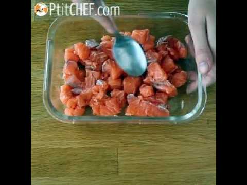 Saumon mariné au citron