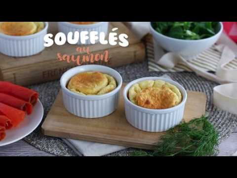 Soufflés au saumon fumé et au fromage frais