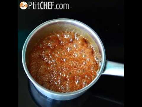 Fondant au chocolat et au caramel beurre salé