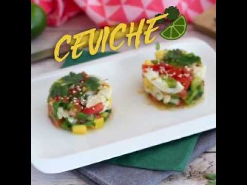 Ceviche de cabillaud