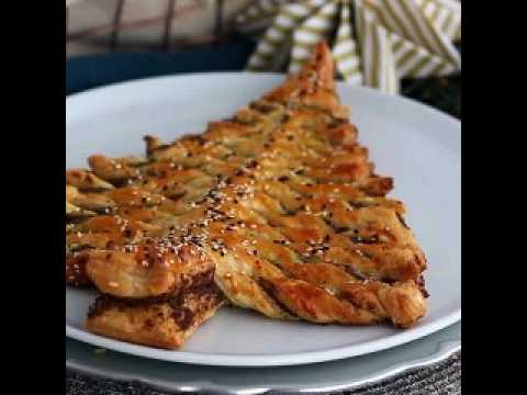 Sapin feuilleté à la tapenade maison