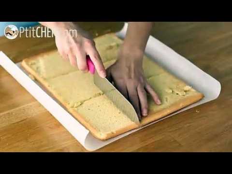 Mini roulés à la fraise, les panthères roses