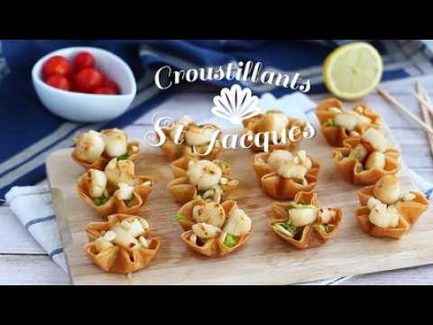 Croustillants de noix de st jacques