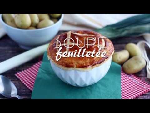 Soupe feuilletée poireau pomme de terre