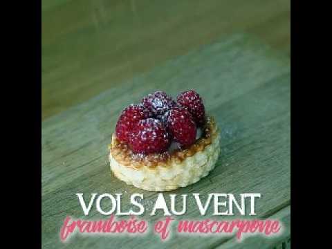 Vols au vent framboises et mascarpone