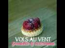 Vols au vent framboises et mascarpone