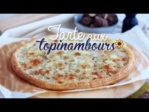 Tarte feuilletée aux topinambours