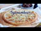 Tarte feuilletée aux topinambours