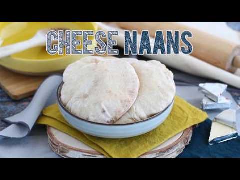 Cheese naans, pains indiens au fromage