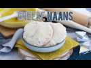 Cheese naans, pains indiens au fromage