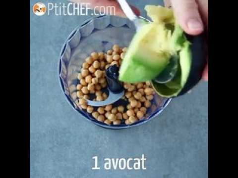 Houmous à l'avocat