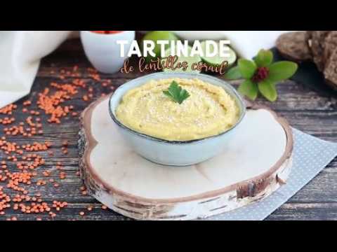 Tartinade aux lentilles corail