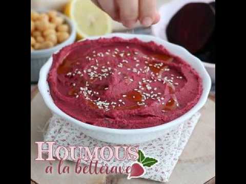 Houmous à la betterave
