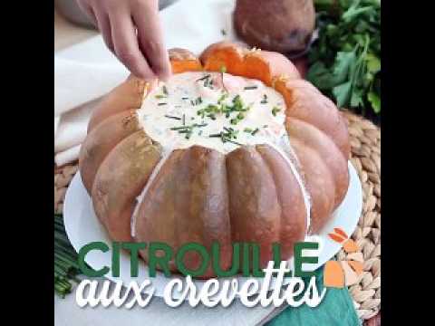 Citrouille aux crevettes - le camarão na moranga brésilien