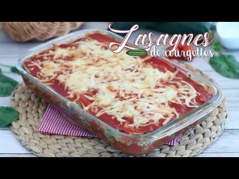 Lasagnes de courgettes aux épinards