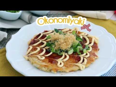 Okonomiyaki - omelette japonaise