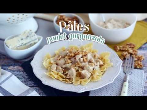 Pâtes au poulet et au gorgonzola