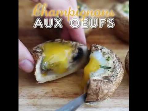 Champignons aux œufs de caille