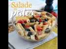 Salade de p&acirc;tes, tomate, feta et olives - Label : Ptitchef FR Cloud - Category : Cuisine