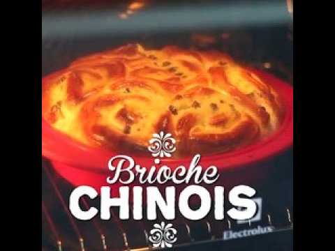 Brioche chinois, fourrée à la crème pâtissière et aux pépites de chocolat