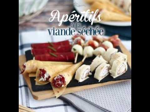 Wraps apéritifs au jambon cru et à la roquette