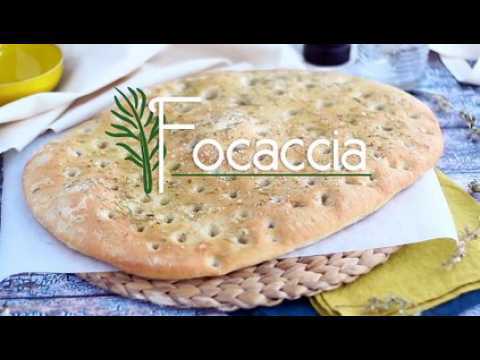 Focaccia, le pain italien au romarin