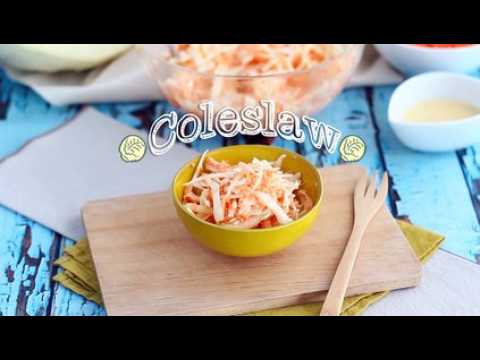 Coleslaw à l'américaine (salade de chou et carotte)