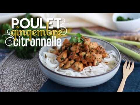 Poulet au gingembre et à la citronnelle
