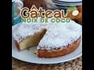 Gâteau à la noix de coco brésilien - bolo toalha felpuda