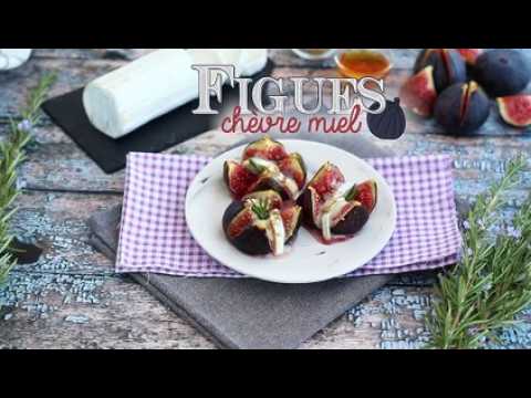 Figues rôties au chèvre miel