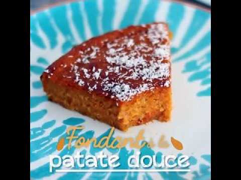 Gâteau fondant de patate douce à la noix de coco