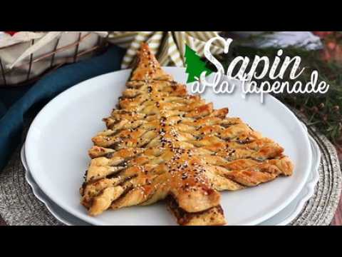 Sapin feuilleté à la tapenade maison