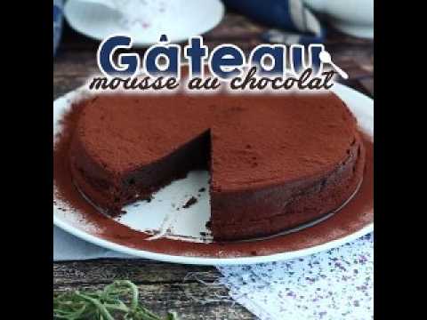 Gâteau mousse au chocolat maison