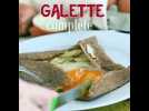 Galettes de sarrasin complète au jambon fromage et œuf