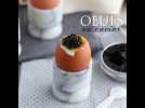 Œufs à la coque au caviar
