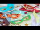 Sablés masques de carnaval