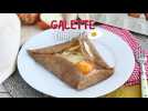 Galettes de sarrasin complète au jambon fromage et œuf