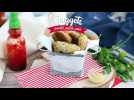 Nuggets de poulet et petits pois carottes