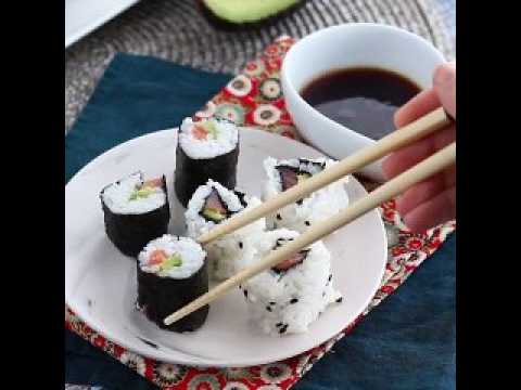 Makis au saumon fumé et avocat