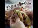 Crêpes marbrées vanille chocolat