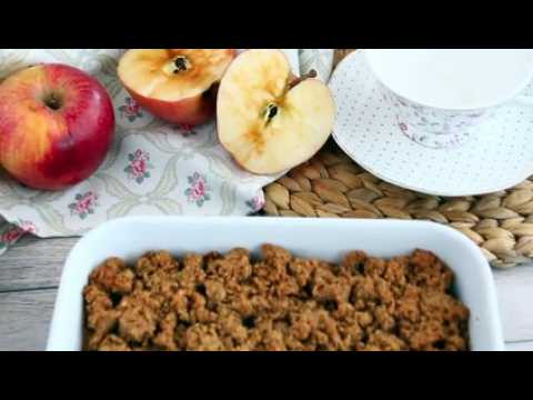 Crumble aux pommes (vegan et sans gluten)